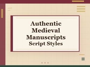 Deciphering Authentic Medieval Gothic Scripts