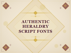 Summoning Ancient Scrolls with Authentic Heraldry Fonts